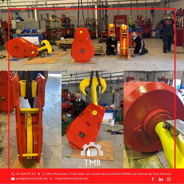 Mantenimiento y montaje de ganchos – Technical Maritime Bureau